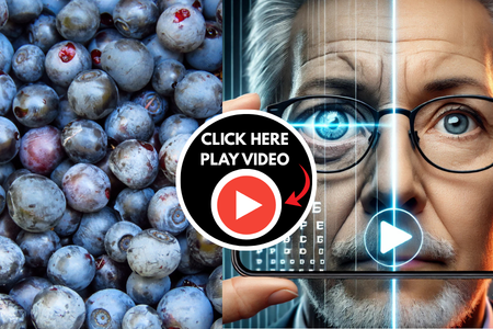 Blueberry trick for eyes presentation